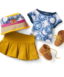 American Girl Evette’s™ Chill Twill & Tie Dye Outfit For 18-inch Dolls Ages 8+