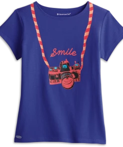 American Girl Ages 8+ Z's Camera T-Shirt For Girls