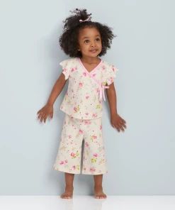 American Girl Beautiful Blooms Pajamas For Little Girls & Bitty Baby® Dolls Ages 18m+