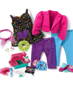 American Girl Ages 8+ Courtney's™ Splatter-Print Dress & Cropped Jacket Outfit For 18-inch Dolls