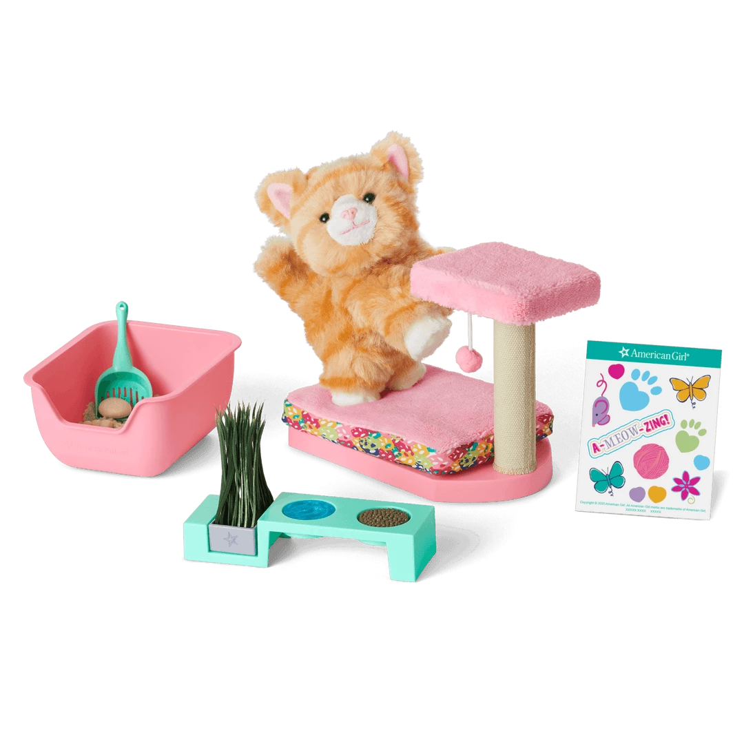 American Girl Cat Care Essentials Ages 6+ 4 American Girl Cat Care Essentials Ages 6+