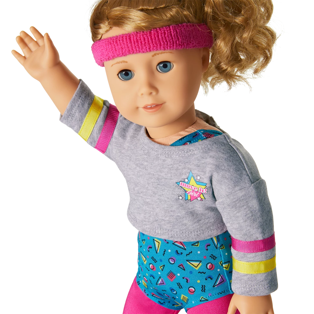 American Girl Courtney's™ TV, Fitness Accessories & Fitness Outfit Ages 8+ 9 American Girl Courtney's™ TV, Fitness Accessories & Fitness Outfit Ages 8+