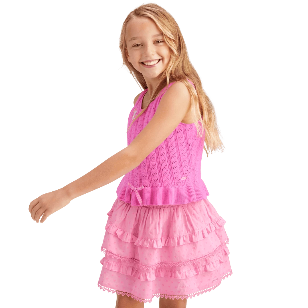 Ages 6+ American Girl® X LoveShackFancy Rosy Ruffles Skirt Outfit Bundle For Girls 3 Ages 6+ American Girl® X LoveShackFancy Rosy Ruffles Skirt Outfit Bundle For Girls