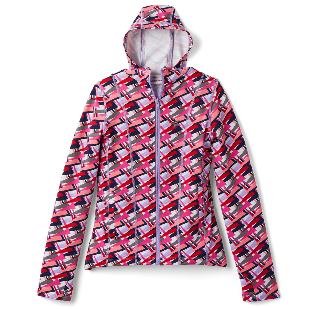 American Girl Ages 6+ Feeling Fierce Print Jacket For Girls 5 American Girl Ages 6+ Feeling Fierce Print Jacket For Girls