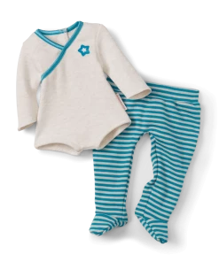 American Girl All Dolls Bitty Baby® Doll #3 In Soft Blue + Bear, Book & Diaper Bag