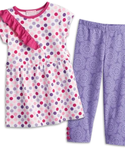 American Girl Reindeer PJ Top & Pants For Little Girls Girl Pajamas