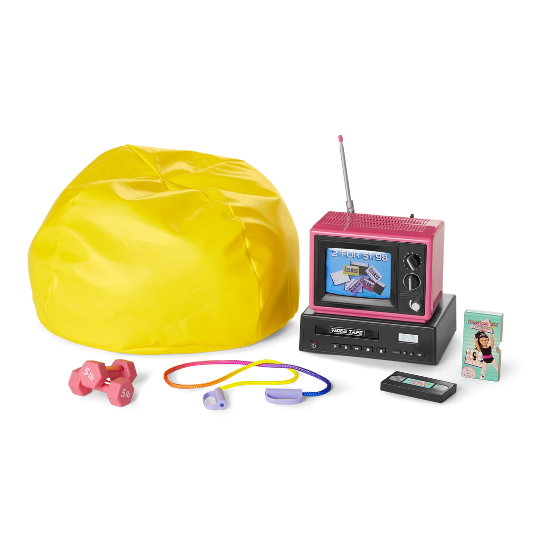 American Girl Courtney's™ TV, Fitness Accessories & Fitness Outfit Ages 8+ 7 American Girl Courtney's™ TV, Fitness Accessories & Fitness Outfit Ages 8+
