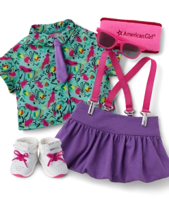 American Girl Ages 8+ Courtney's™ Tie & Suspenders Outfit For 18-inch Dolls