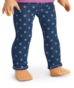 American Girl Starry Jeggings For 18-inch Dolls