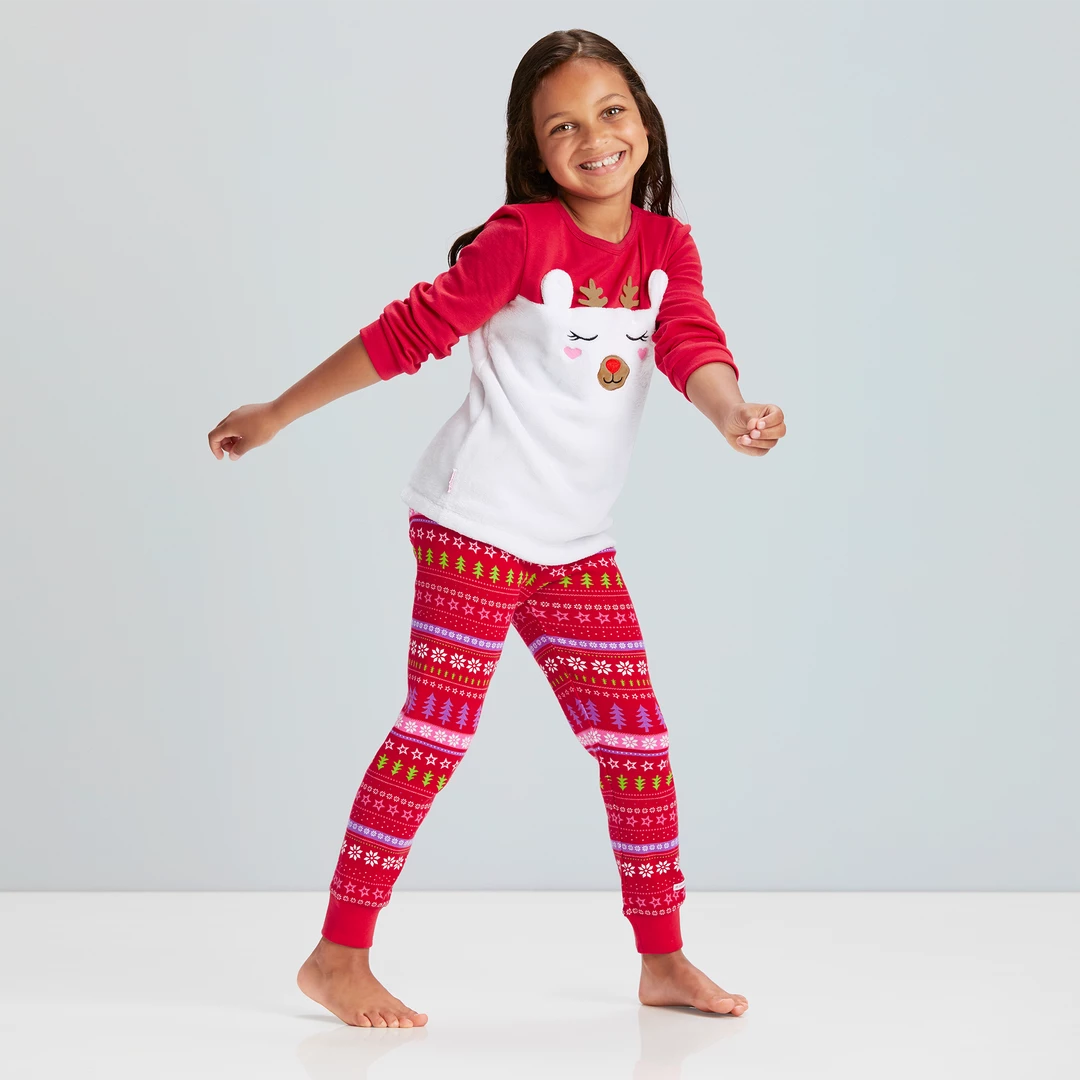 American Girl Reindeer PJ Top & Pants For Little Girls Girl Pajamas 5 American Girl Reindeer PJ Top & Pants For Little Girls Girl Pajamas