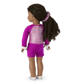 American Girl Ages 6+ Somersault Sparkle Gymnastics Outfit For 18-inch Dolls