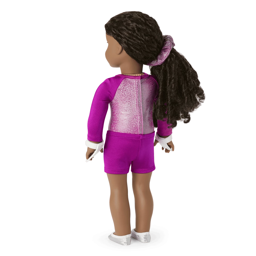 American Girl Ages 6+ Somersault Sparkle Gymnastics Outfit For 18-inch Dolls 4 American Girl Ages 6+ Somersault Sparkle Gymnastics Outfit For 18-inch Dolls
