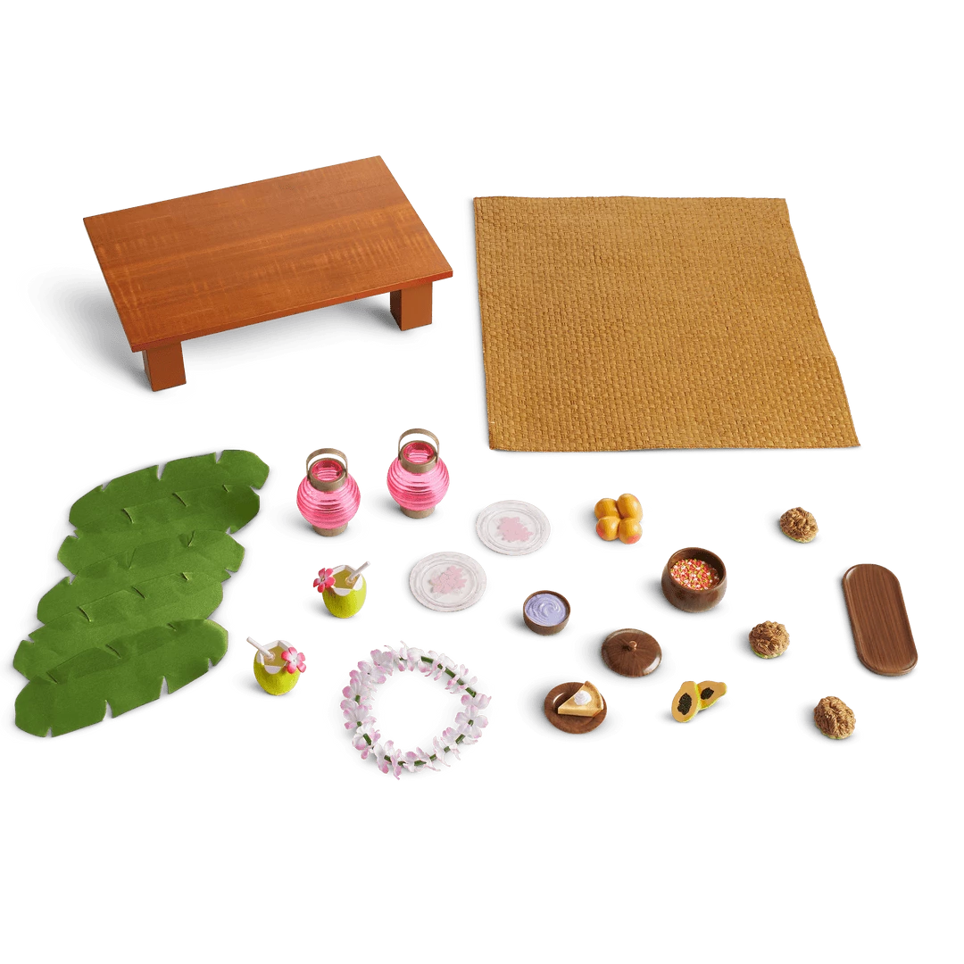 American Girl Ages 8+ Nanea's Luau Set 4 American Girl Ages 8+ Nanea's Luau Set