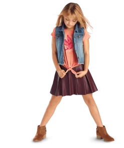 American Girl Ages 8+ Denim Vest For Girls