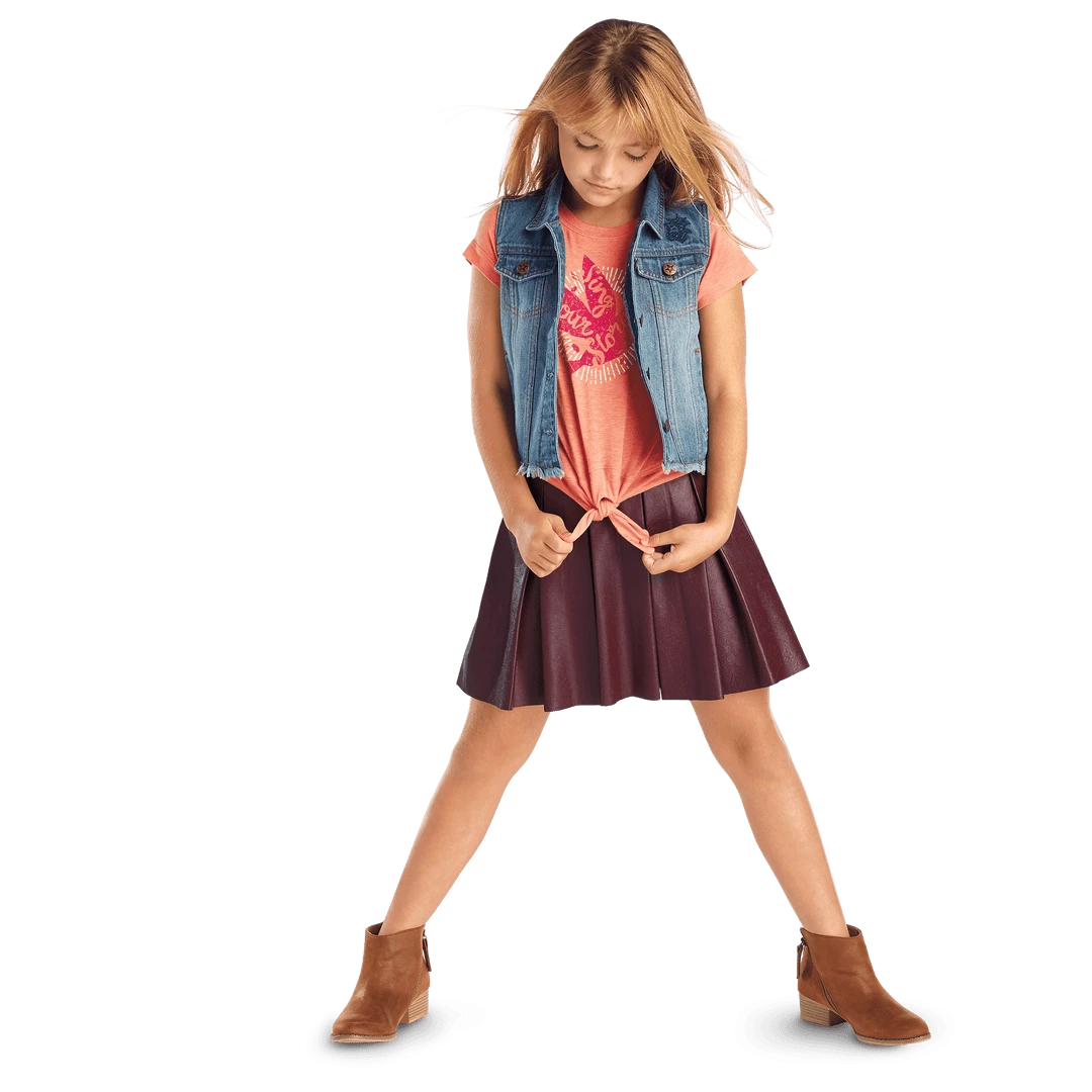American Girl Ages 8+ Denim Vest For Girls 4 American Girl Ages 8+ Denim Vest For Girls