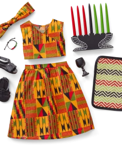 American Girl Kwanzaa Celebration Outfit For 18-inch Dolls