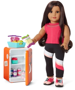 American Girl Mini Fridge & Snacks Set Ages 8+