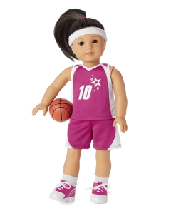 American Girl Shoot For The Stars Basketball Outfit For 18-inch Dolls Ages 6+
