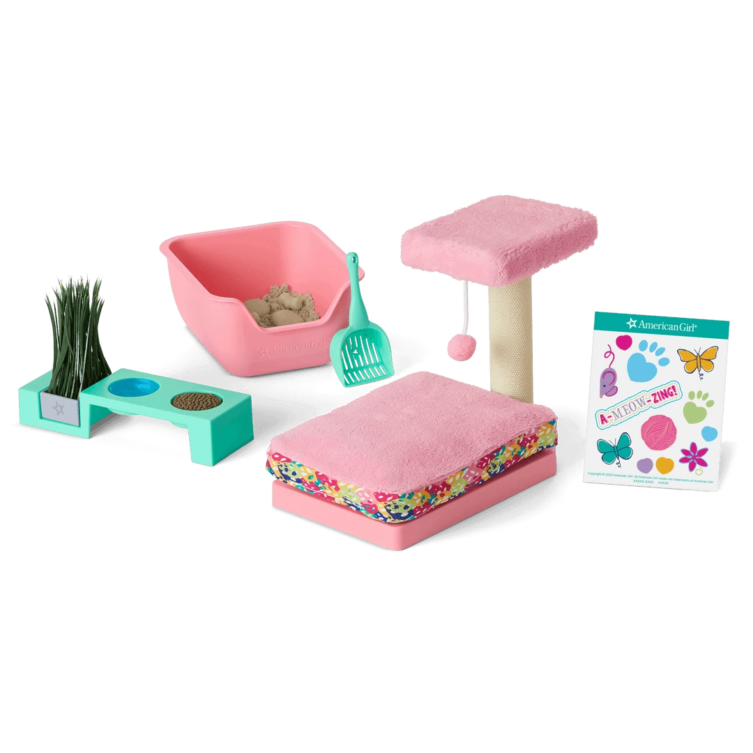 American Girl Cat Care Essentials Ages 6+ 3 American Girl Cat Care Essentials Ages 6+
