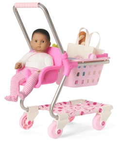 American Girl New Arrivals Bitty's™ Shopping Cart & Groceries