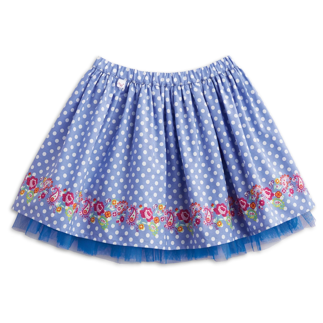 American Girl All Clothing & Accessories Polka-Dots & Blooms Skirt For Girls 3 American Girl All Clothing & Accessories Polka-Dots & Blooms Skirt For Girls