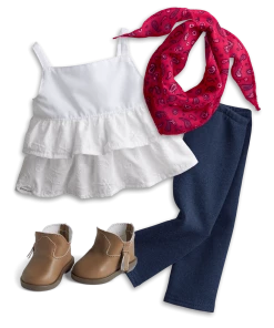 American Girl Ages 6+ Western Chic Outfit For 18-inch Dolls 7 American Girl Ages 6+ Western Chic Outfit For 18-inch Dolls