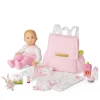 American Girl Bitty Baby® Doll #3 In Pretty Pink + Bunny, Book & Diaper Bag