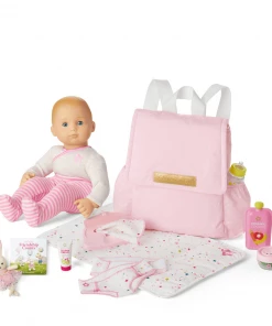 American Girl Bitty Baby® Doll #3 In Pretty Pink + Bunny, Book & Diaper Bag