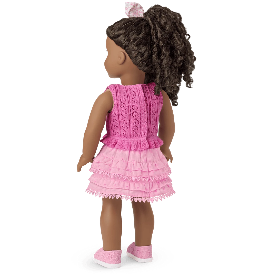 Ages 6+ American Girl® X LoveShackFancy Rosy Ruffles Billie Skirt For 18-inch Dolls 5 Ages 6+ American Girl® X LoveShackFancy Rosy Ruffles Billie Skirt For 18-inch Dolls