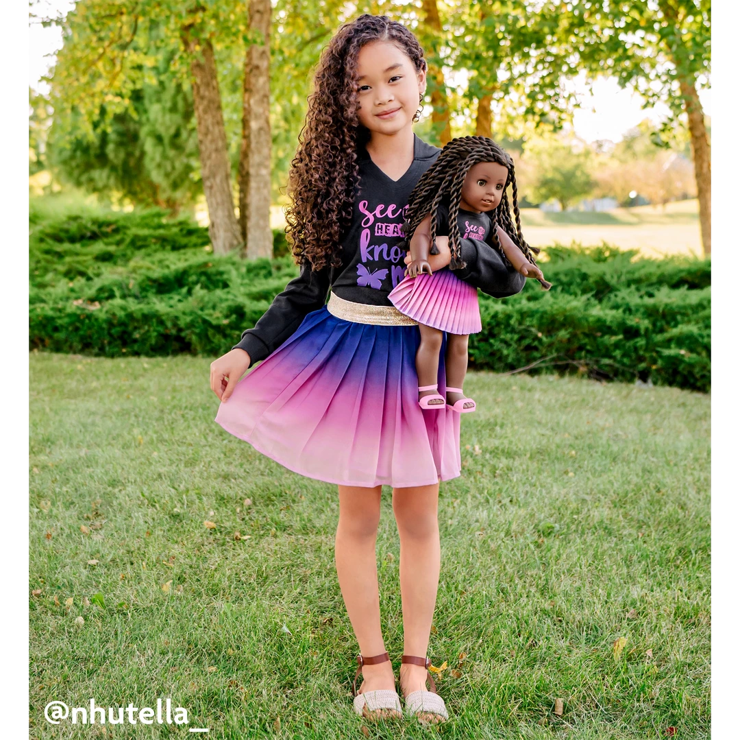 American Girl® X Janie And Jack: Makena’s™ Black Crop Hoodie For Girls Ages 8+ 5 American Girl® X Janie And Jack: Makena’s™ Black Crop Hoodie For Girls Ages 8+