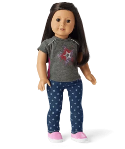 American Girl Star Bright Tee For 18-inch Dolls