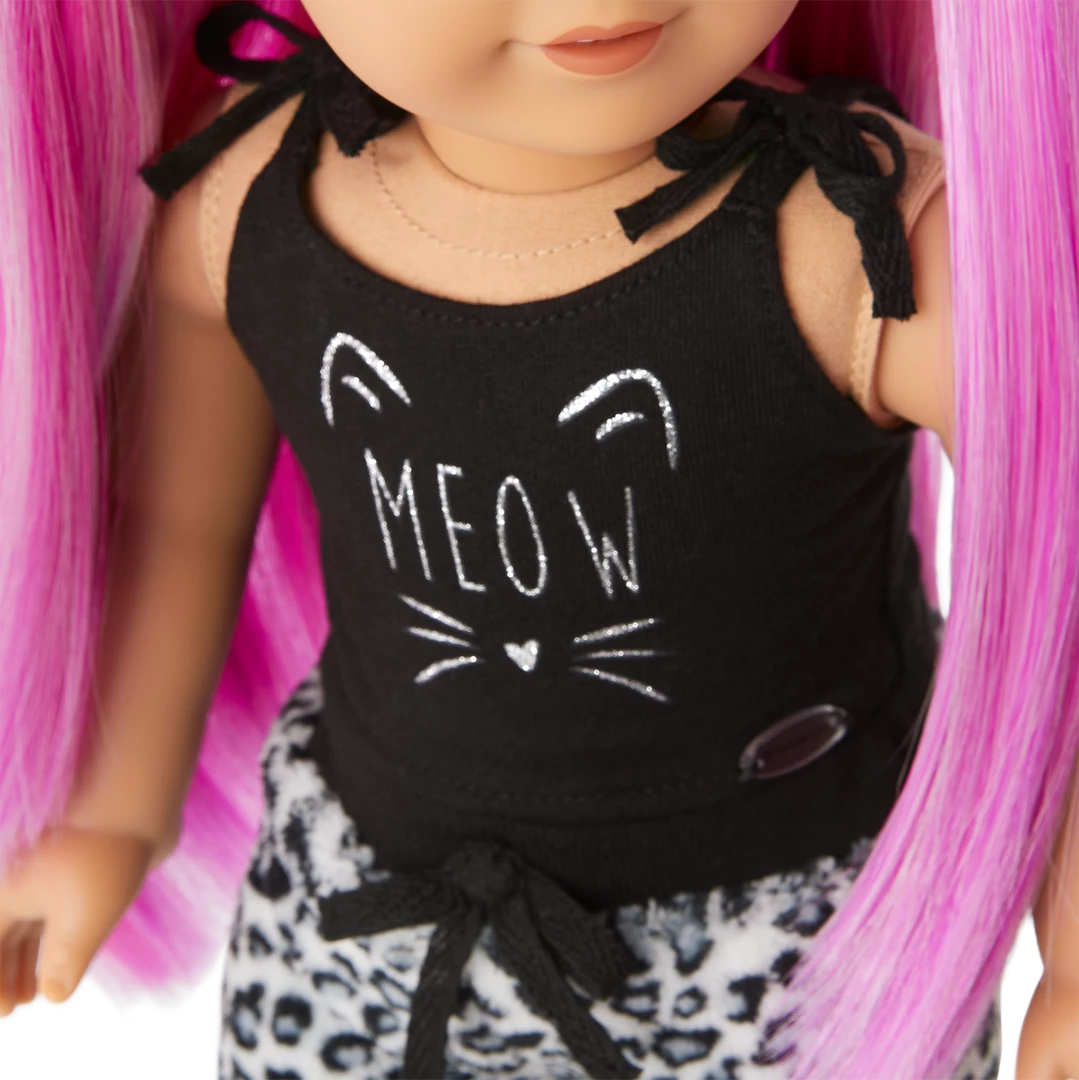 American Girl Meow Wow Tank & Crop Top For 18-inch Dolls Ages 6+ 9 American Girl Meow Wow Tank & Crop Top For 18-inch Dolls Ages 6+