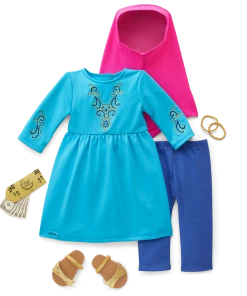 American Girl Eid Al-Fitr Celebration Outfit For 18-inch Dolls