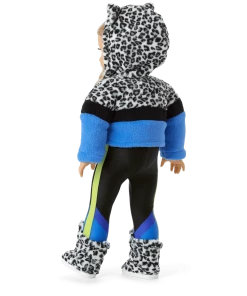 American Girl Ages 6+ Snow Leopard Hoodie For 18-inch Dolls