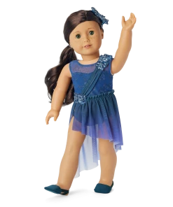 American Girl Rehearsal To Recital Dance Outfit For 18-inch Dolls