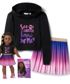 Ages 8+ American Girl® X Janie And Jack: Makena™ Outfit & Doll Bundle