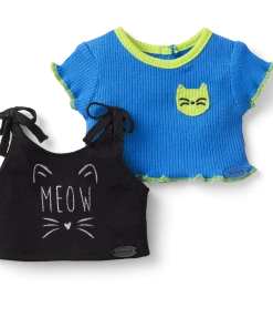 American Girl Ages 6+ Meow Wow Joggers Outfit Bundle For 18-inch Dolls