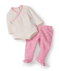 American Girl Bitty Baby® Doll #1 In Pretty Pink + Bunny, Book & Diaper Bag