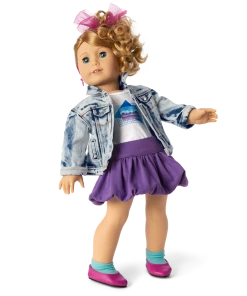 American Girl Ages 8+ Courtney's™ Skirt & Denim Jacket Outfit For 18-inch Dolls
