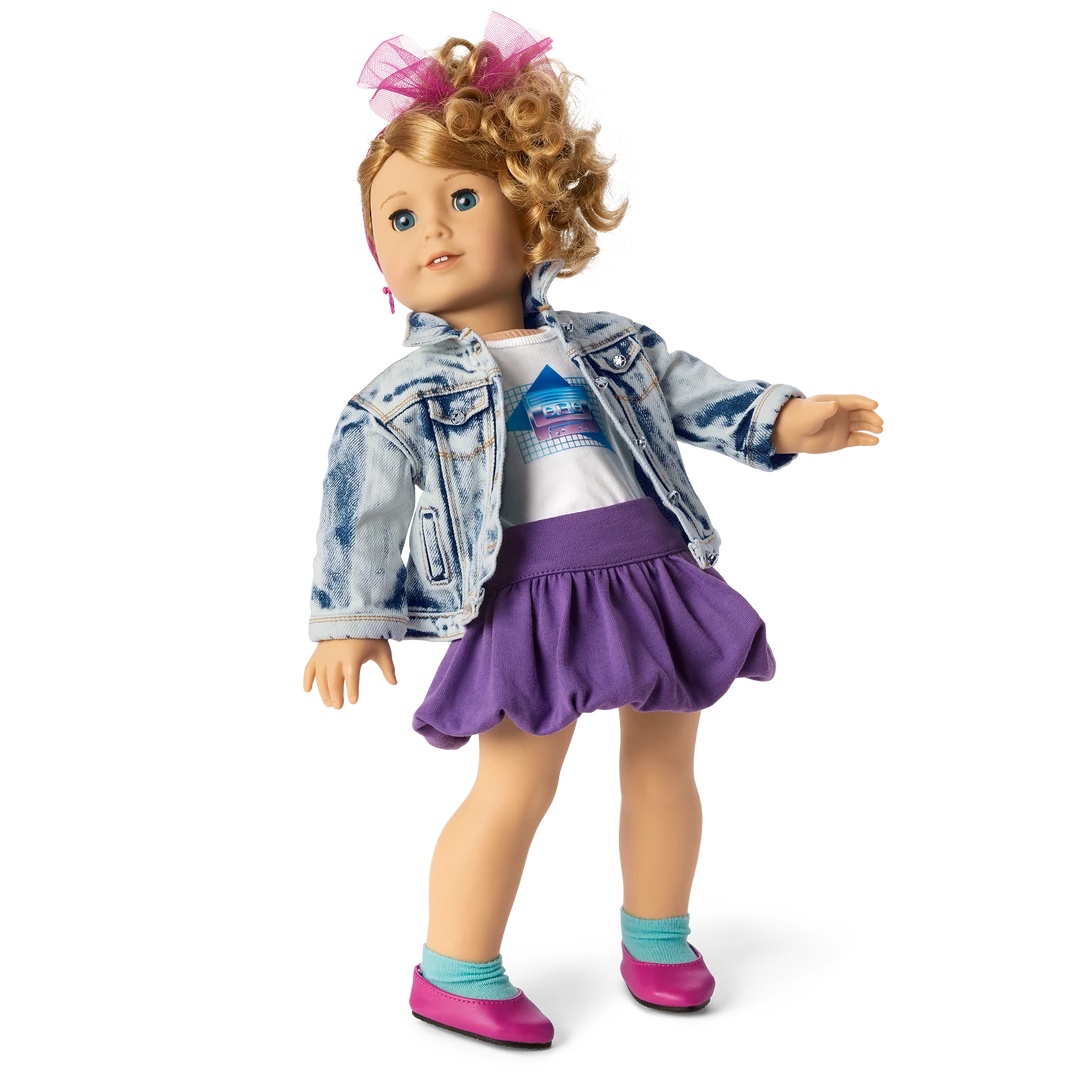 American Girl Ages 8+ Courtney's™ Skirt & Denim Jacket Outfit For 18-inch Dolls 3 American Girl Ages 8+ Courtney's™ Skirt & Denim Jacket Outfit For 18-inch Dolls