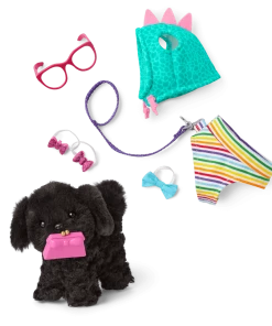 American Girl Ages 6+ Shi-Poo Sweetie Dog For 18-inch Dolls & Fancy Pet Fashion Accessories