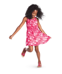 American Girl Red Hearts Ruffle Dress For Girls