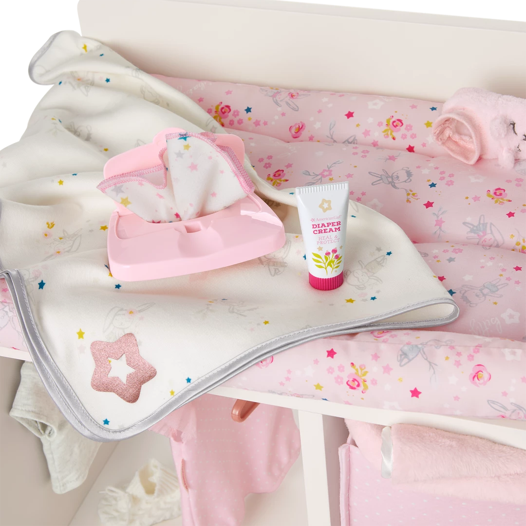 American Girl Best Sellers Dots & Blooms Changing Table With Storage 8 American Girl Best Sellers Dots & Blooms Changing Table With Storage