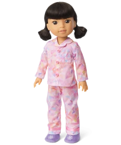 American Girl Gwynn’s™ Powder Pink Pajamas For 14.5-inch Dolls Sleepover Shop