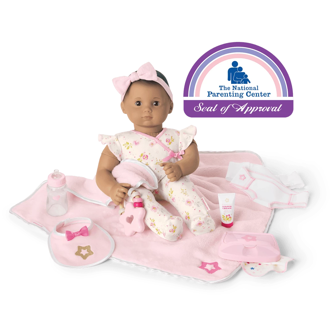 American Girl Bitty Baby® Doll #5 Care & Play Set Ages 18m+ 3 American Girl Bitty Baby® Doll #5 Care & Play Set Ages 18m+