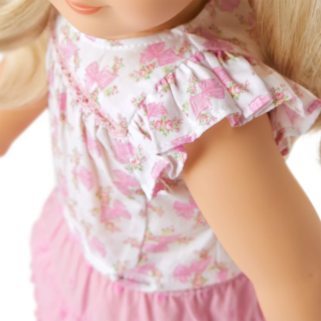 Ages 6+ American Girl® X LoveShackFancy Fancy Flutter Top Outfit Bundle For 18-inch Dolls 10 Ages 6+ American Girl® X LoveShackFancy Fancy Flutter Top Outfit Bundle For 18-inch Dolls