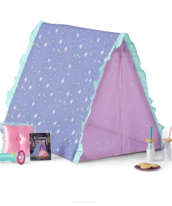 American Girl Sleepover Shop Stargazing Garden Tent Set For WellieWishers™ Dolls