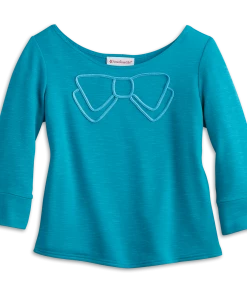 American Girl Ages 8+ Blue Bow Top For Girls