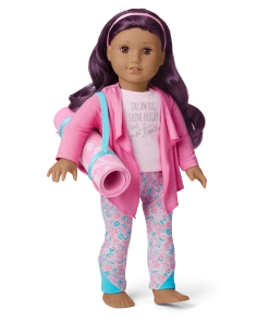 American Girl Yog-Ahh Outfit For 18-inch Dolls Ages 6+
