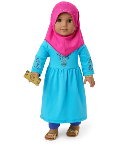 American Girl Eid Al-Fitr Celebration Outfit For 18-inch Dolls